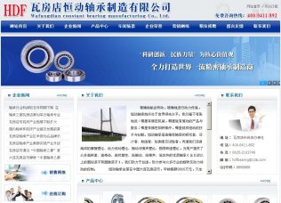 聊城网站案例—恒动轴承